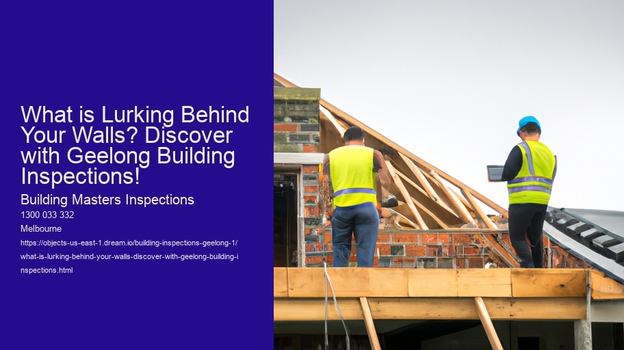 What is Lurking Behind Your Walls? Discover with Geelong Building Inspections!